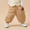 Premium White Duck Down Brown Puffer Pants—— Brown Car