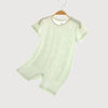 Silky Soft TENCEL™ Modal Lightweight Jacquard Romper - Green Panda