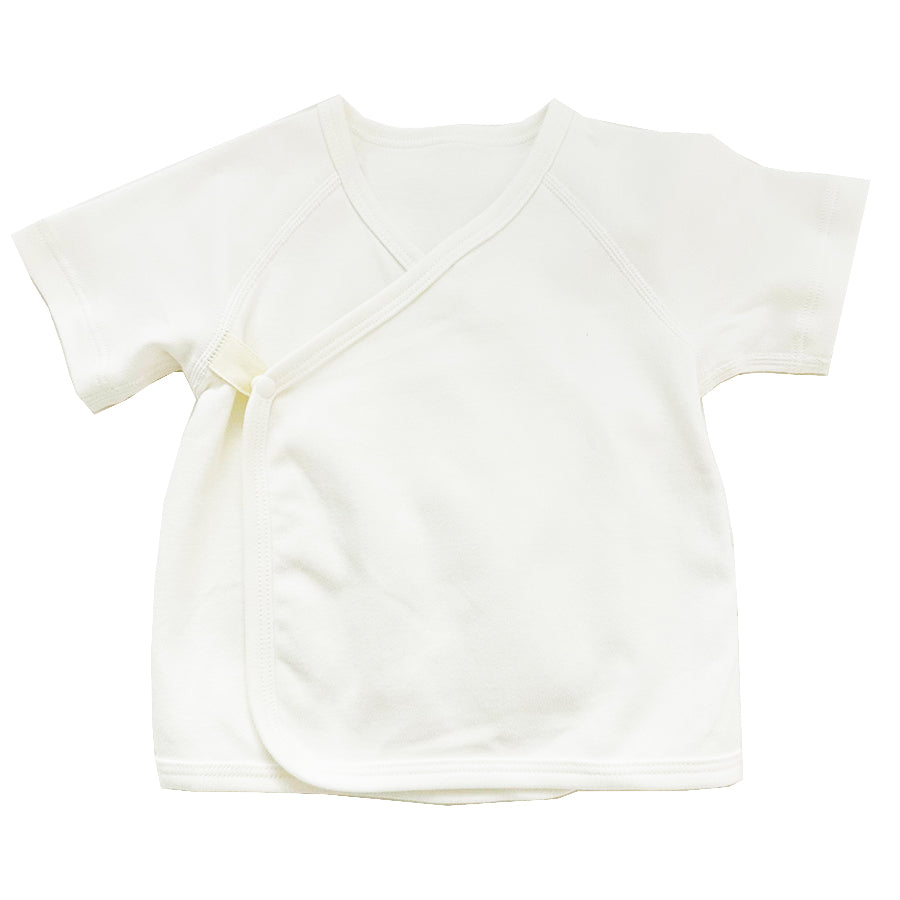 Super Soft Pima Cotton Side-snap Tee - White