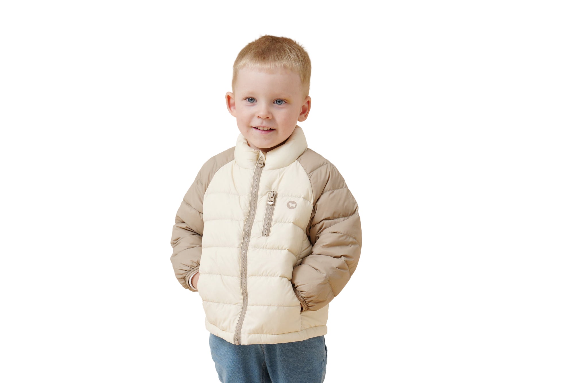 Ultra-Light Premium White Muscovy Duck Down Jacket—Light Brown