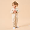 1.0 TOG Super Soft Organic Cotton 2-Way Zip Sleep & Play Pajamas - Beige