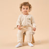 1.0 TOG Super Soft Organic Cotton 2-Way Zip Sleep & Play Pajamas - Beige