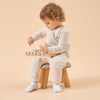 2.0 TOG Super Soft Organic Cotton 2-Way Zip Sleep & Play Pajamas - Light Grey