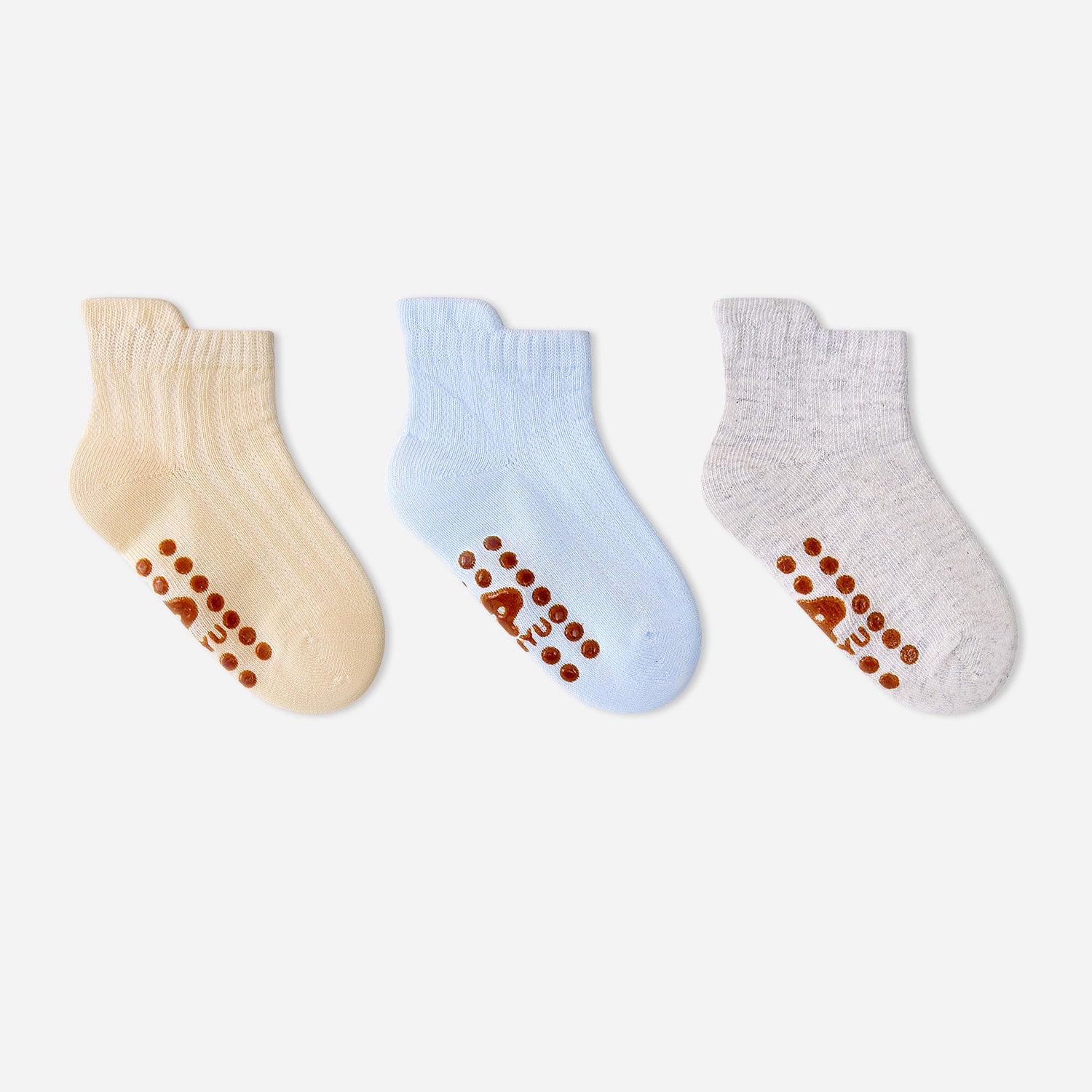 Boys' Super Soft Non-Slip Socks (3 Pack)