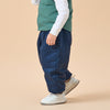 Premium White Duck Down Denim Puffer Pants