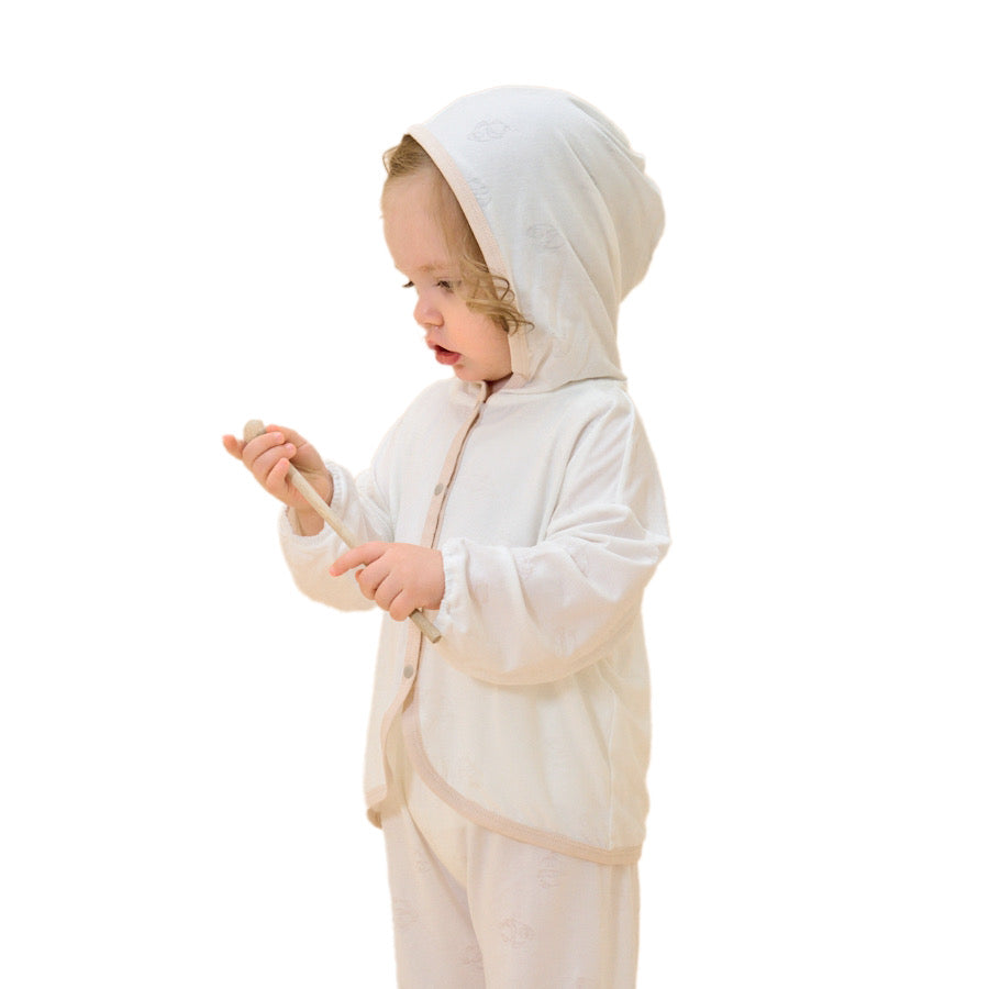 Silky Soft TENCEL™ Modal Light Coat - White Panda