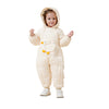 Premium White Muscovy Duck Down Dual Zipper Snowsuit- White Duckling