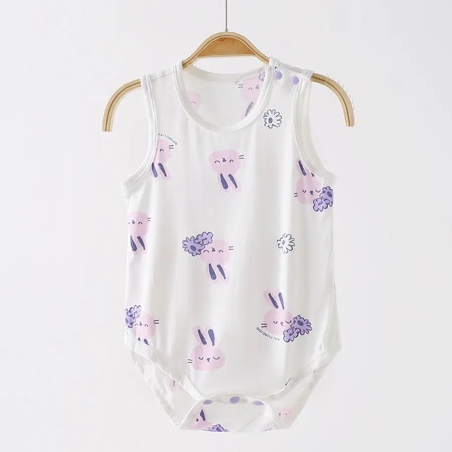 Little Plant Baby TENCEL Modal Tank Bodysuit Bunny Little Plant 