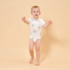 Little Plant Baby/Toddler TENCEL Modal Bodysuit Blue Cloud Little Plant 