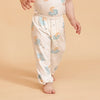 Little Plant Baby TENCEL Modal Long Pant Blue Cloud Little Plant 