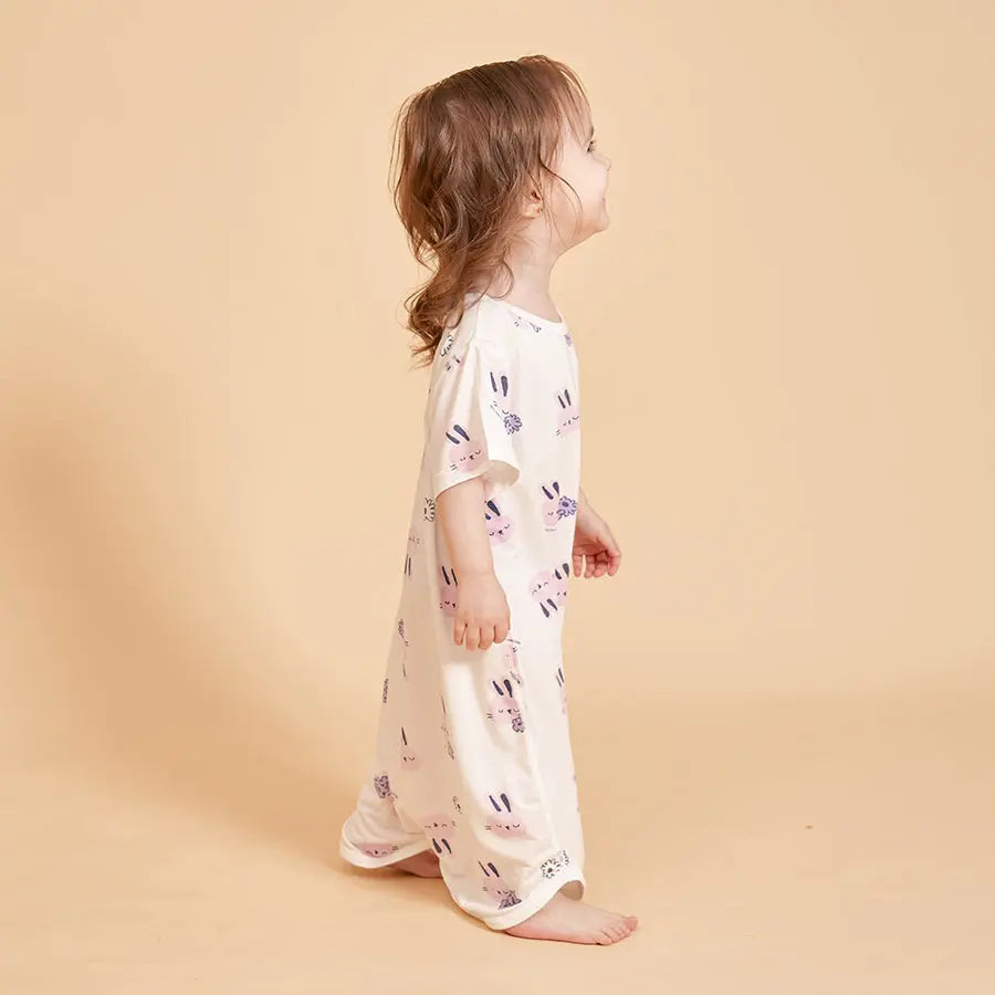 Little Plant Baby TENCEL Modal Sleeper Gowns Bunny Little Plant 