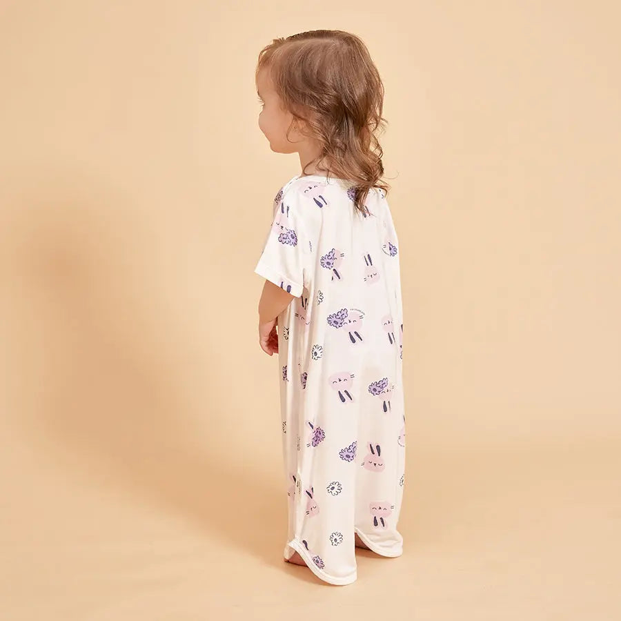 Little Plant Baby TENCEL Modal Sleeper Gowns Bunny Little Plant 