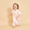 Little Plant Baby TENCEL Modal Sleeper Gowns Pink Heart Little Plant 