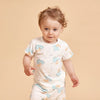 Little Plant Baby TENCEL Modal Tee Blue Cloud Little Plant 