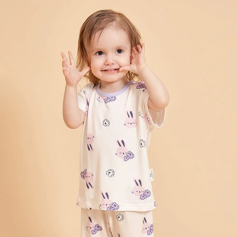 Little Plant Baby TENCEL Modal Tee Bunny Little Plant 