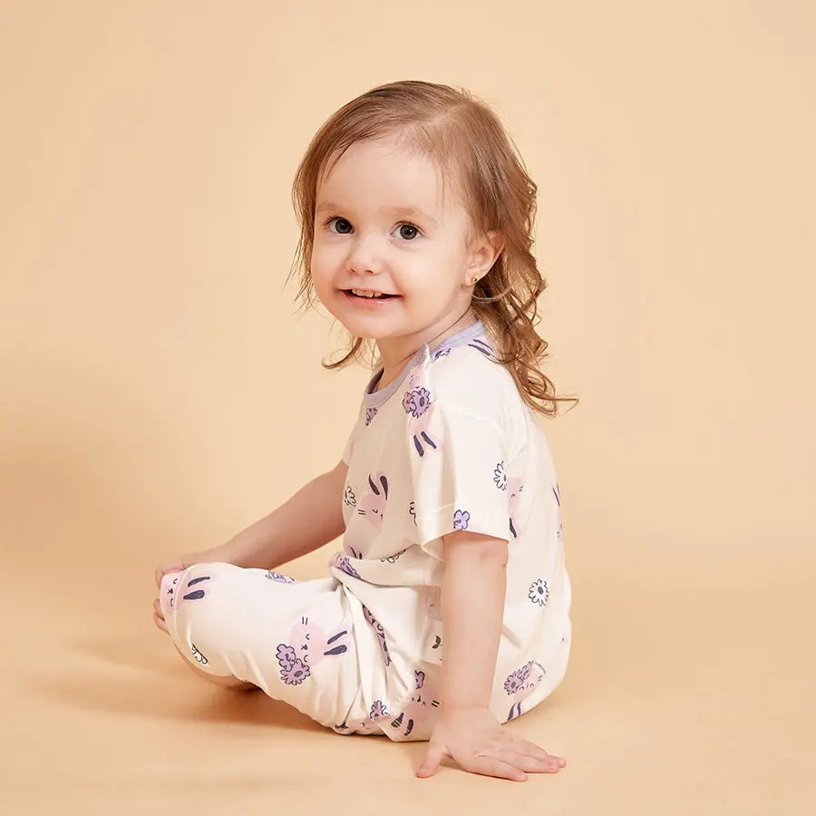 Little Plant Baby TENCEL Modal Tee Bunny Little Plant 