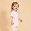 Little Plant Baby TENCEL Modal Tee Pink Heart Little Plant 