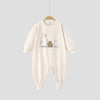 Super Soft  TENCEL™ Modal & Organic Cotton Footie Crotch Zipper Pajama - Three Bear