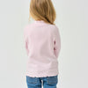 Long Sleeve Slim Fit Mock Neck Top - Pink