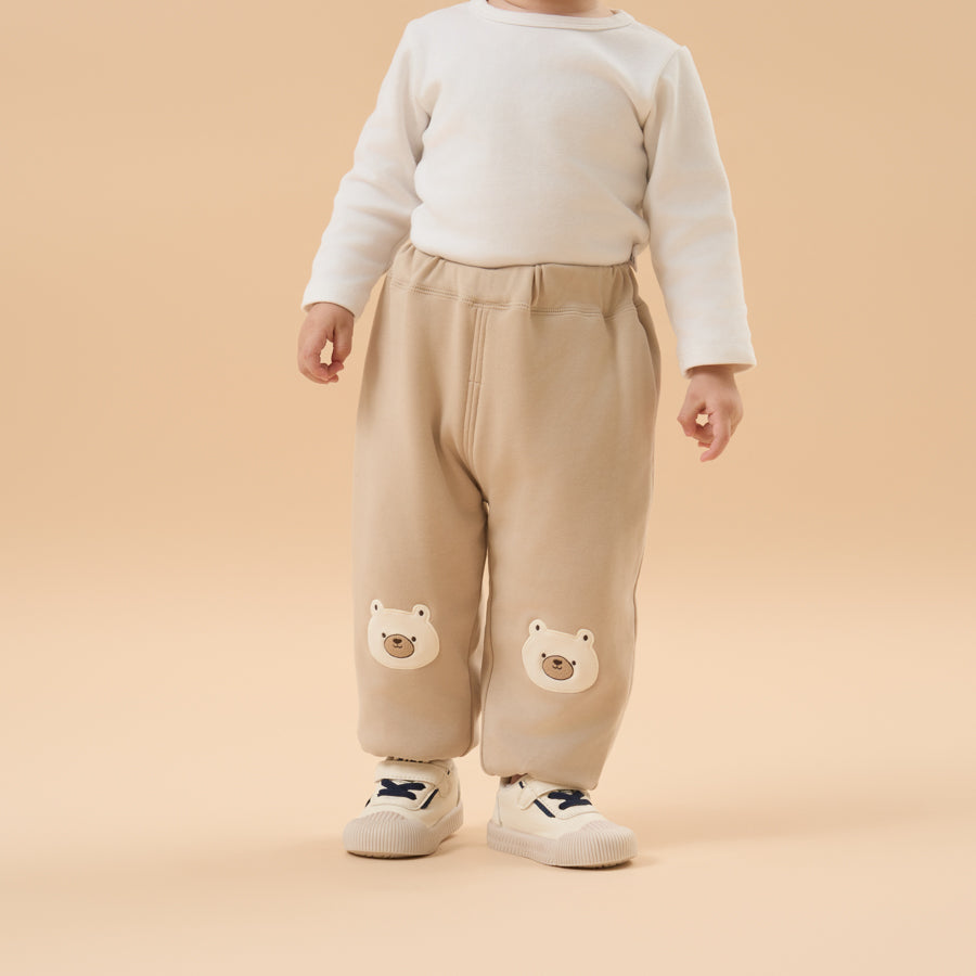 Super Soft TENCEL™ Modal Poly-Filled Joggers - Brown Bear