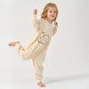 Super Soft  TENCEL™ Modal & Organic Cotton Footie Crotch Zipper Pajama - Smile Cloud