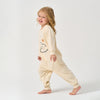Super Soft  TENCEL™ Modal & Organic Cotton Footie Crotch Zipper Pajama - Smile Cloud