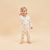 Super Soft TENCEL™ Modal & Organic Cotton 2-Way Zip Sleep & Play Pajamas - Yellow Moon