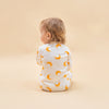 Super Soft TENCEL™ Modal & Organic Cotton 2-Way Zip Sleep & Play Pajamas - Yellow Moon