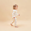 Super Soft TENCEL™ Modal & Organic Cotton 2-Way Zip Sleep & Play Pajamas - Yellow Moon