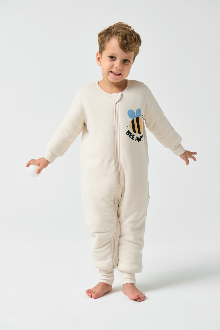 1.0T Super Soft  TENCEL™ Modal & Organic Cotton Romper- Bee Happy!