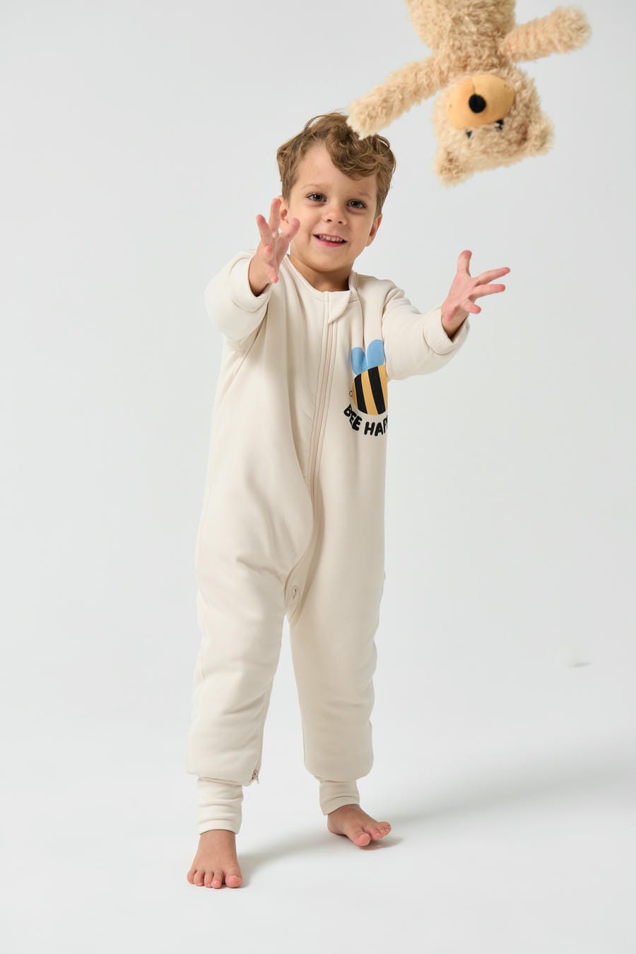 2.0T Super Soft  TENCEL™ Modal & Organic Cotton Romper - Bee Happy!