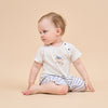 Silky Soft TENCEL™ Modal Romper - Stripe Bear