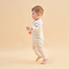 Super Soft TENCEL™ Modal & Organic Cotton 2-Way Zip Sleep & Play Pajamas - Blue Christmas