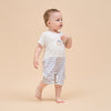 Silky Soft TENCEL™ Modal Romper - Stripe Bear