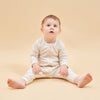 Super Soft TENCEL™ Modal & Organic Cotton 2-Way Zip Sleep & Play Pajamas - Blue Christmas