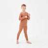 Super Soft TENCEL™ Lyocell & Pima Cotton Pajama - Brown Striped