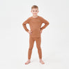 Super Soft TENCEL™ Lyocell & Pima Cotton Pajama - Brown Striped