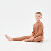 Super Soft TENCEL™ Lyocell & Pima Cotton Pajama - Brown Striped