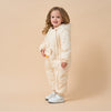 Premium White Muscovy Duck Down Dual Zipper Snowsuit- White Duckling