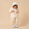 Premium White Muscovy Duck Down Dual Zipper Snowsuit- White Duckling