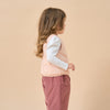 Premium Goose Down Vest- Pink Star