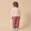 Premium Goose Down Vest- Pink Star