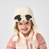 Kids Panda White Duck Down Winter Hat