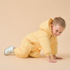 Premium White Muscovy Duck Down Dual Zipper Snowsuit- Yellow Duckling