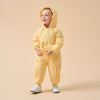 Premium White Muscovy Duck Down Dual Zipper Snowsuit- Yellow Duckling
