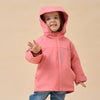Premium White Duck Down Children’s Waterproof Outdoor Jacket——Pink