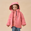 Premium White Duck Down Children’s Waterproof Outdoor Jacket——Pink