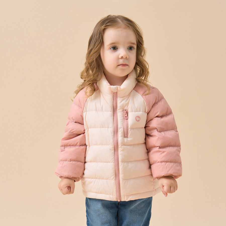 Ultra-Light Premium White Muscovy Duck Down Jacket—Pink