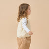 Premium Goose Down Vest- White Star