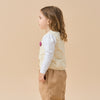 Premium Goose Down Vest- White Star